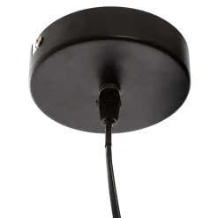 Candeeiro de teto MAZAL preto e dourado
