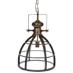 Candeeiro de teto niko em metal preto