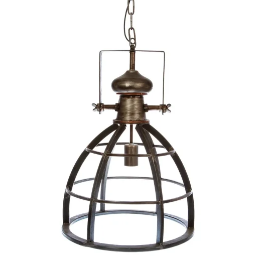 Candeeiro de teto niko em metal preto