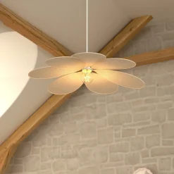 Candeeiro de teto PETALA bege 100cm