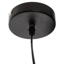Candeeiro de teto SOUL preto em metal