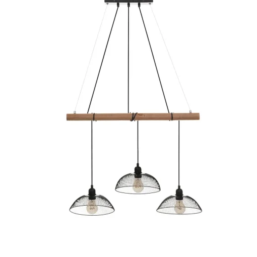 Candeeiro de teto TIMMY preto 150x70cm