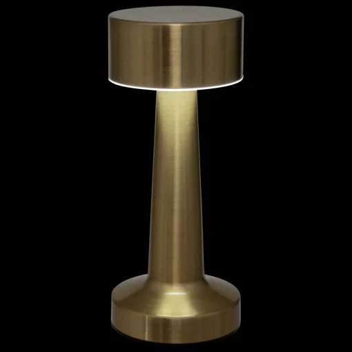 Candeeiro Exterior USB Halto Inox Dourado