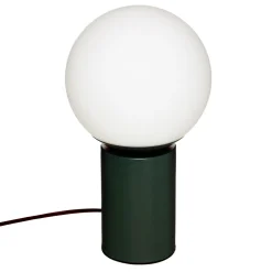 Candeeiro mesa com base verde 26cm