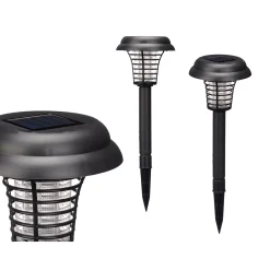 Candeeiro SOLAR com luz anti mosquitos 42cm