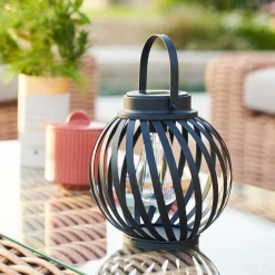 Candeeiro SOLAR preto