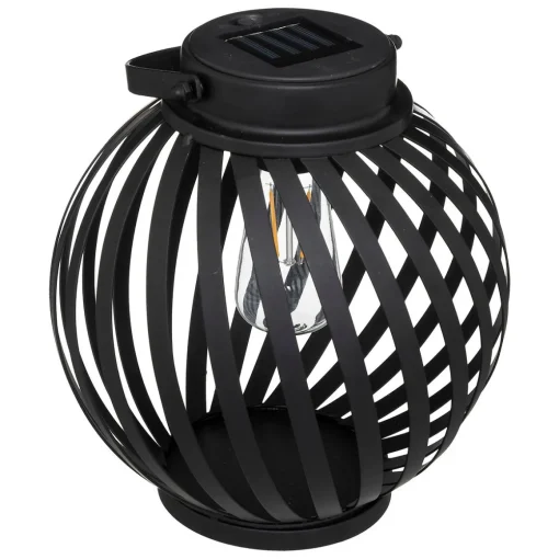 Candeeiro SOLAR preto