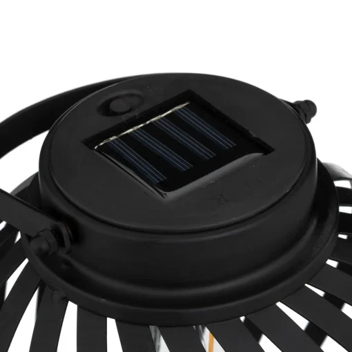 Candeeiro SOLAR preto