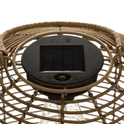 Candeeiro Solar Rattan 30cm