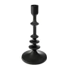 Candelabro FEEL preto 25,5cm