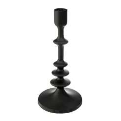 Candelabro FEEL preto 25,5cm