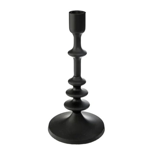 Candelabro FEEL preto 25,5cm