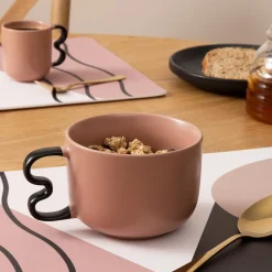 Caneca almoçadeira WAVY BLISS rosa 58cl