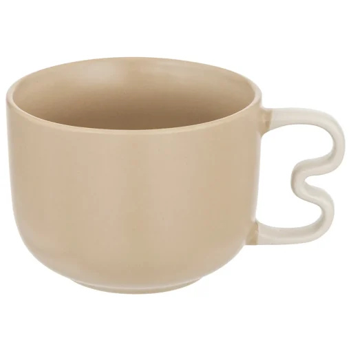 Caneca almoçadeira WAVY BLISS castanha 58cl