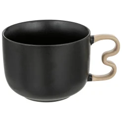 Caneca almoçadeira WAVY BLISS preta 58cl