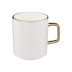 Caneca ARYA branca em cerâmica 35cl