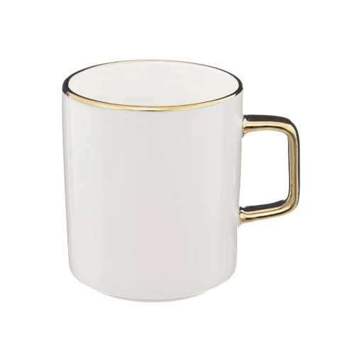 Caneca ARYA branca em cerâmica 35cl
