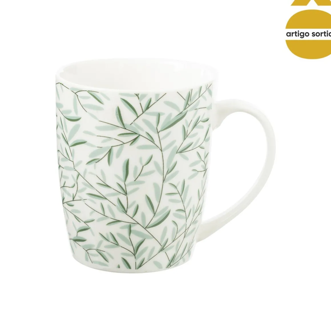 Caneca de cerâmica FLORAL 34cl