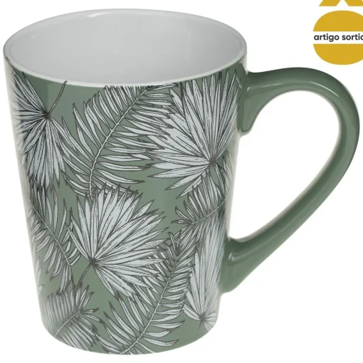 Caneca de cerâmica folhas JUNGLE 30cl