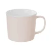 Caneca de cerâmica rosa