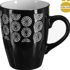 Caneca de cerâmica étnica 33cl