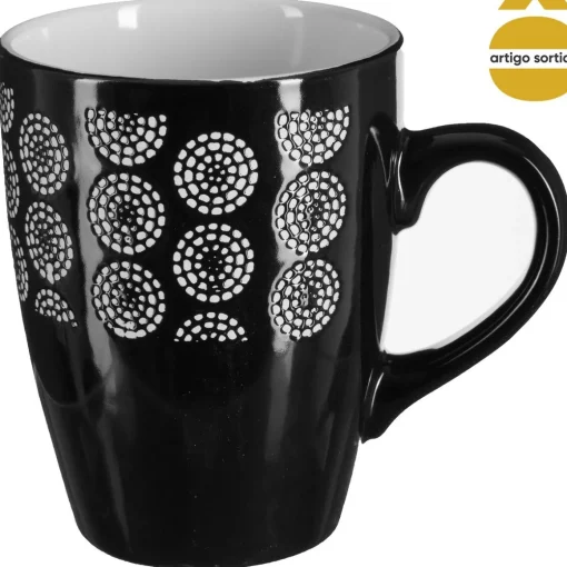 Caneca de cerâmica étnica 33cl