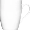 Caneca de porcelana branca