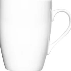 Caneca de porcelana branca