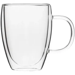 Caneca dupla em vidro com fitro 30cl