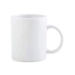 Caneca em cerâmica branca