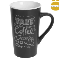Caneca HOT DRINK em cerâmica 50cl