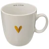 Caneca THE FLORAL branca 30cl