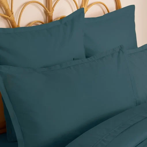 Capa azul acinzentado para almofada 50x70cm