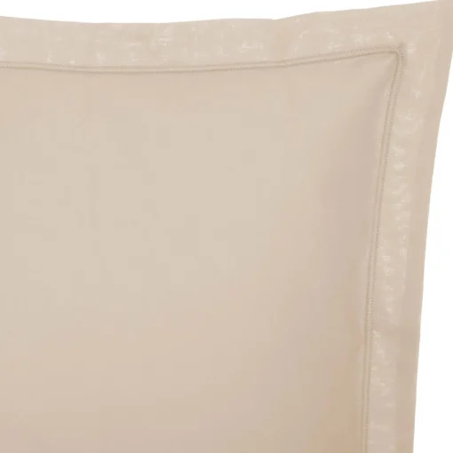 Capa bege para almofada 63x63cm