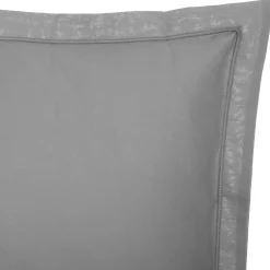 Capa cinza para almofada 63x63cm