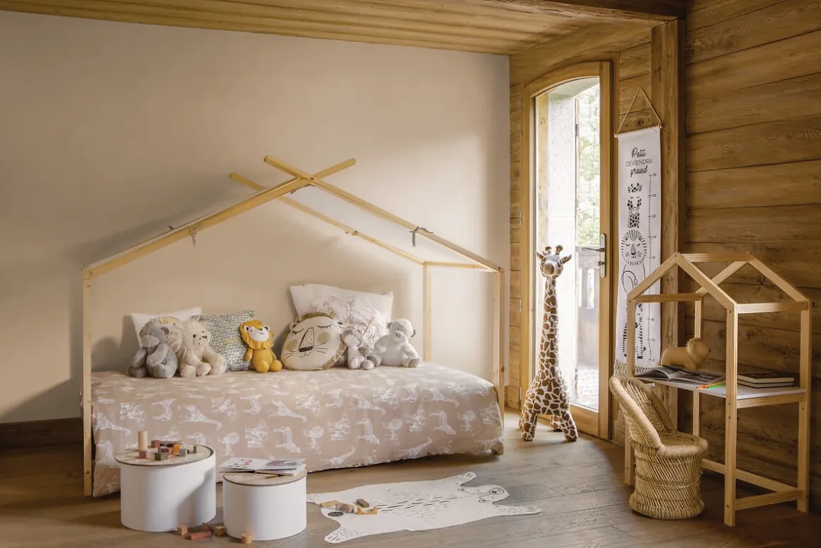 Capa de edredão e capa de almofada reversivel SAVANE 140x200cm