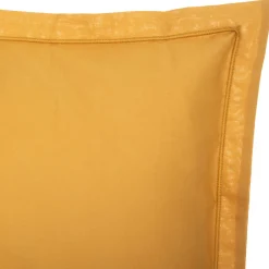 Capa ocre para almofada 63x63cm