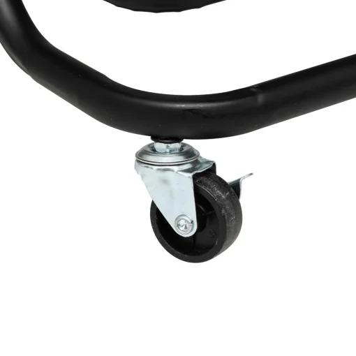 Carrinho de apoio BLACK EDITION preto em metal 86x36,5x45cm