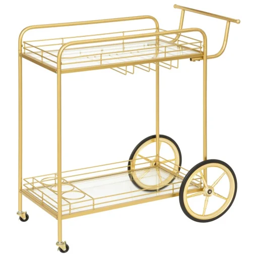 Carrinho de apoio dourado em metal DOLCE RIVIERA