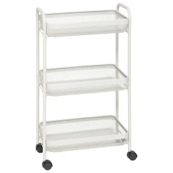 Carro de apoio MAYAJ beje em metal