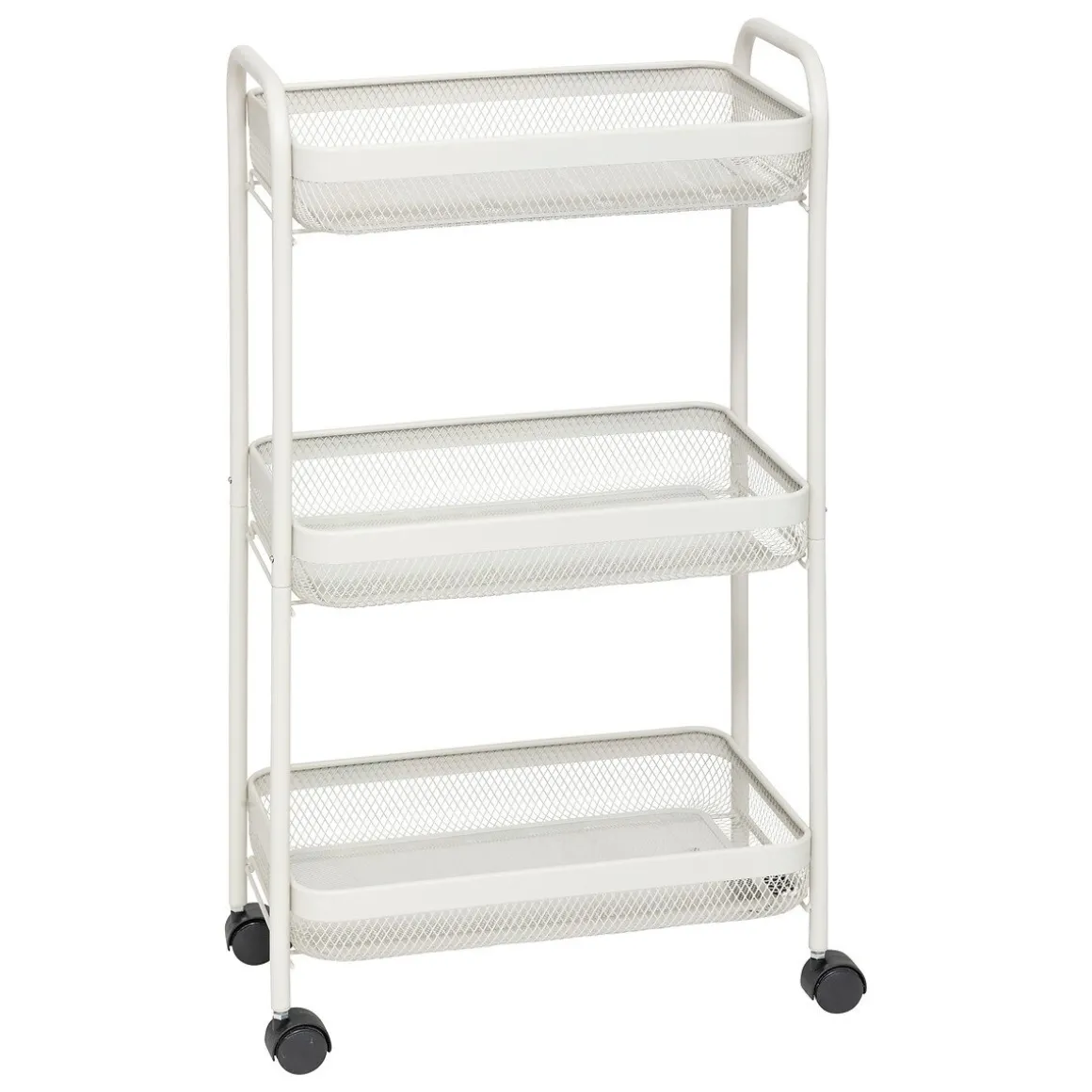 Carro de apoio MAYAJ beje em metal