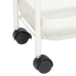 Carro de apoio MAYAJ beje em metal