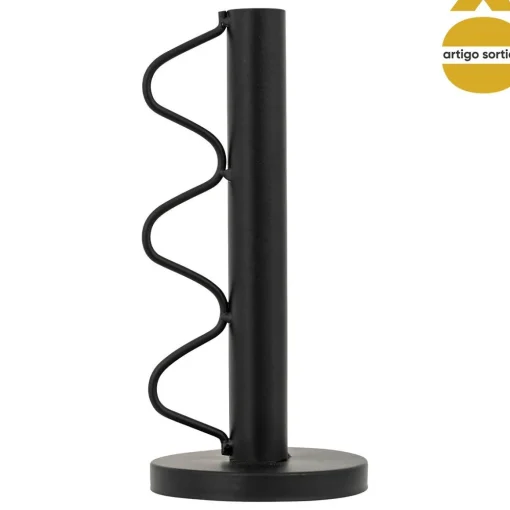 Castiçal BLY em metal 20cm