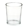 Castiçal de vidro transparente 7cm