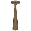 Castiçal dourado em metal 41cm