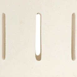 Castiçal em cerâmica branco NUNA