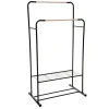 Cavalete duplo ARTEMIS preto em metal 150cm