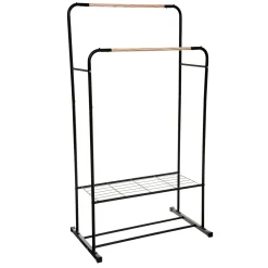 Cavalete duplo ARTEMIS preto em metal 150cm