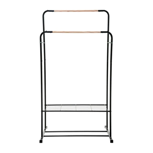 Cavalete duplo ARTEMIS preto em metal 150cm
