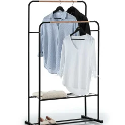 Cavalete duplo ARTEMIS preto em metal 150cm